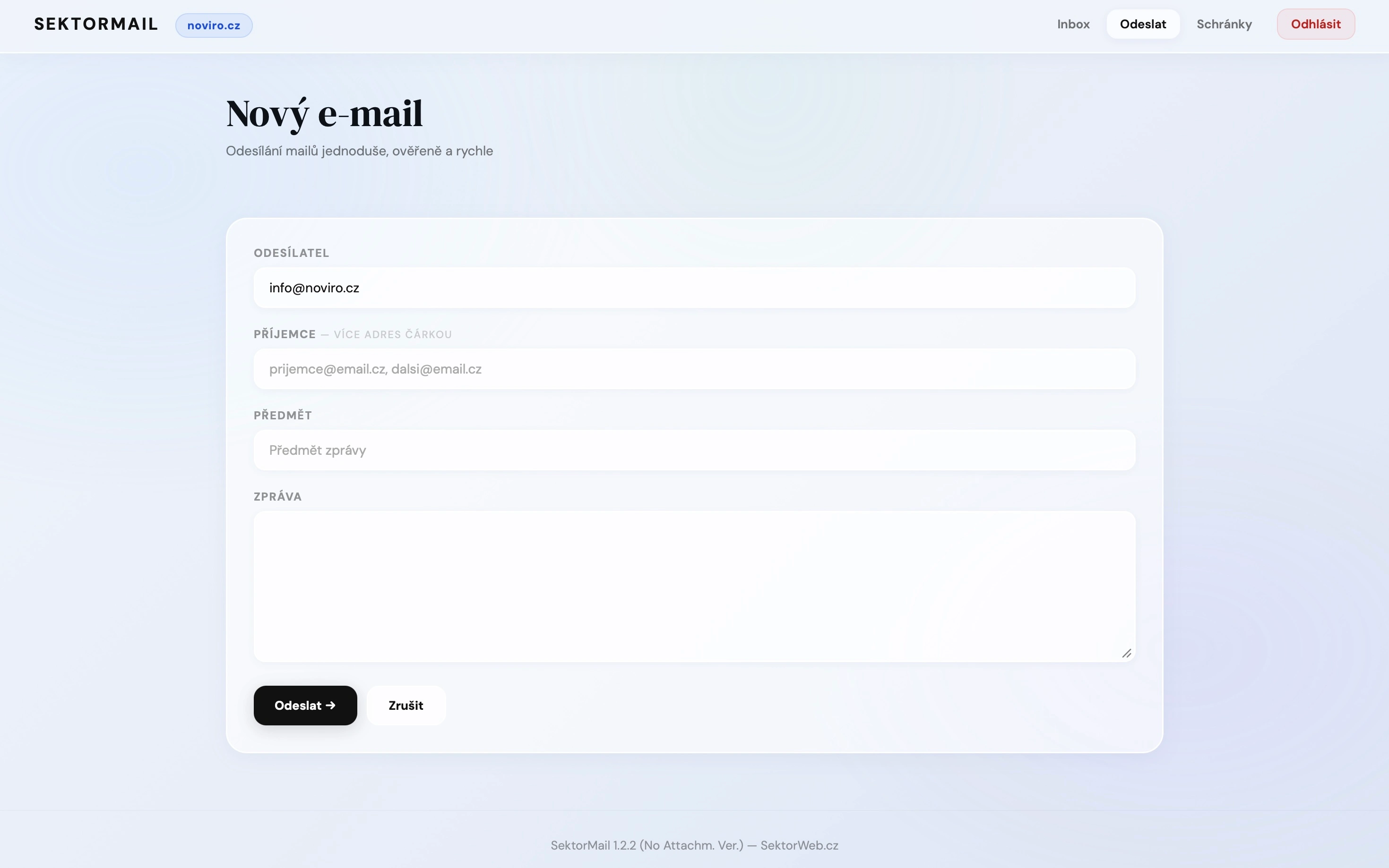 Admin panel screenshot